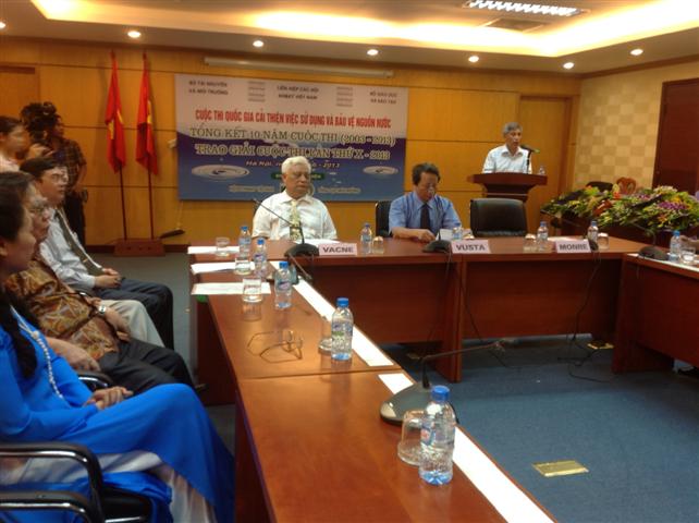 ມອບລາງວັນການເສັງລະດັບຊາດກ່ຽວກັບການປົວແປງນຳໃຊ້ ແລະປົກປ້ອງແຫຼ່ງນ້ຳ